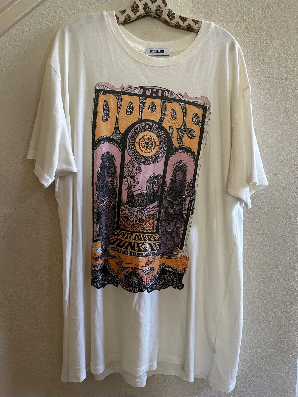 Free People x DAYDREAMER | The Doors T-Shirt Dress | XL - Picture 4 of 10